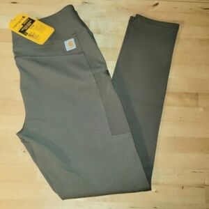 Carhartt Olive Green Work Leggings with Pocket